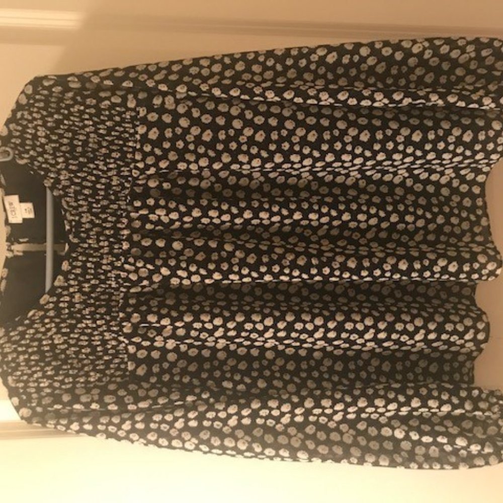 J Crew Floral blouse